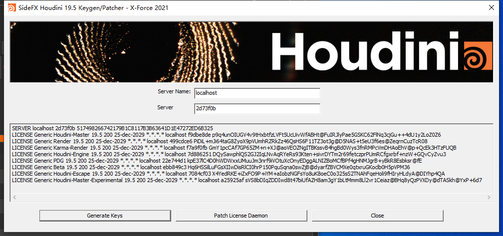 SideFX Houdini FX v19.5【3D建模物理特效软件附注册机+安装教程】最新免费破解版安装图文教程