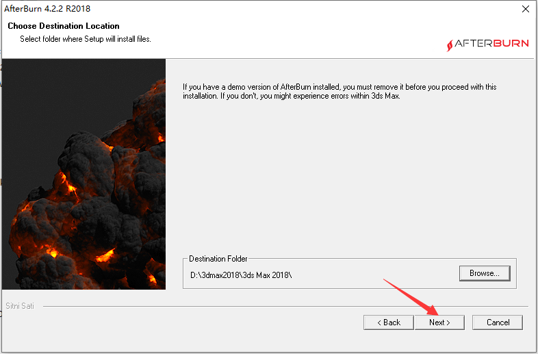 3DMax爆炸/体积云插件 – AfterBurn 4.2 For 2015 – 2019安装图文教程