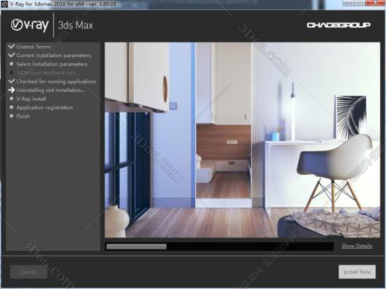 vray3.6 for 3dmax2016 完整破解版安装图文教程