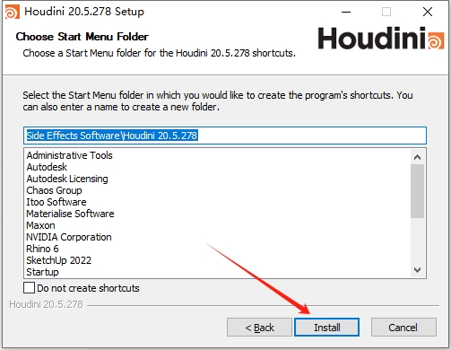 SideFX Houdini FX 20.5 最新免费英文破解版安装图文教程