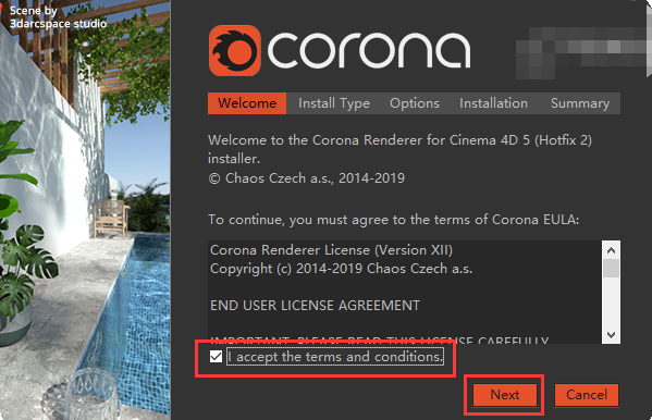 Corona Renderer 6.2 for C4D R14-S24【交互式渲染器】绿色破解版下载安装图文教程