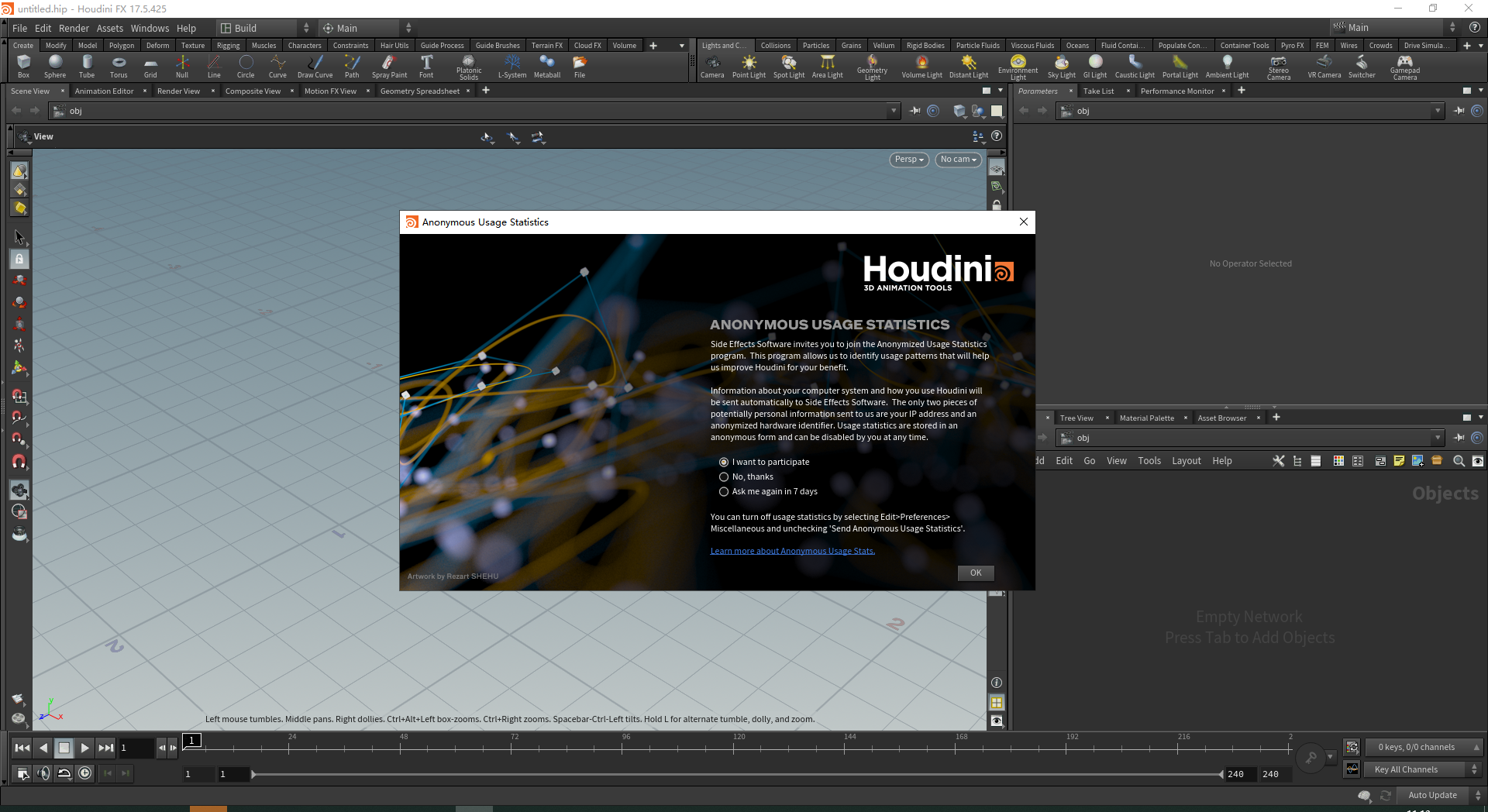 SideFX Houdini FX17.5【Houdini 17.5破解版】官方破解版安装图文教程