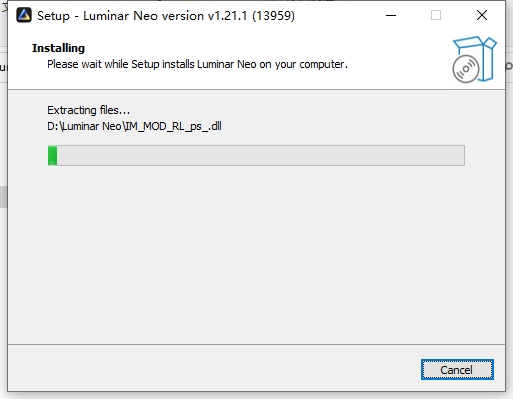 Luminar Neo 1.21.1中文破解版安装图文教程