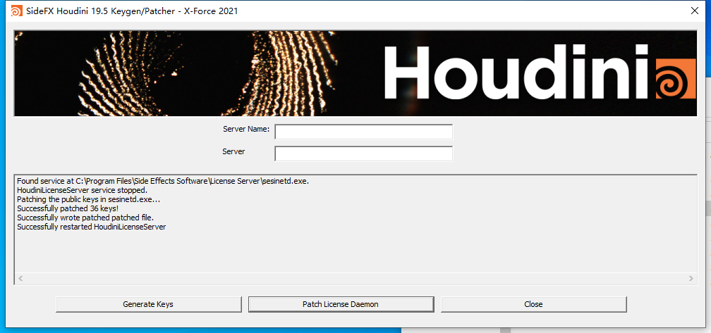 SideFX Houdini FX v19.5【3D建模物理特效软件附注册机+安装教程】最新免费破解版安装图文教程