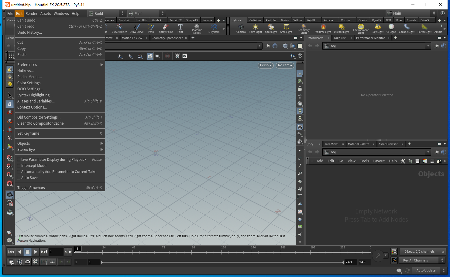 SideFX Houdini FX 20.5 最新免费英文破解版