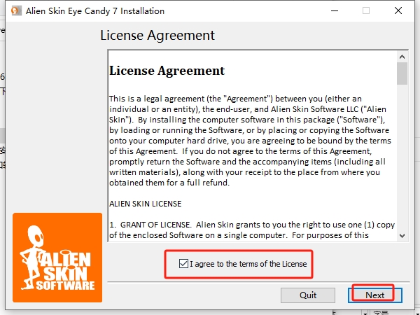 PS眼睛糖果滤镜包Alien Skin Eye Candy V7.2.0.50 R36074安装图文教程