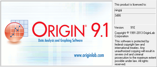 Origin 9.1免费英文激活版 Origin 9.1免费英文激活版