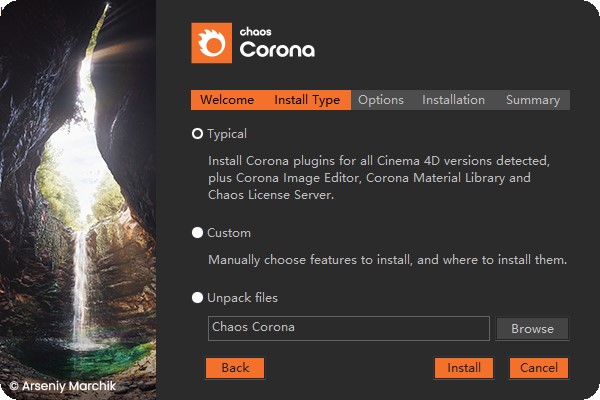 【C4D CR9.1渲染器】C4D实时交互渲染器 Corona Renderer 9 Hotfix 1 for Cinema 4D R17-2023 英文破解版安装图文教程
