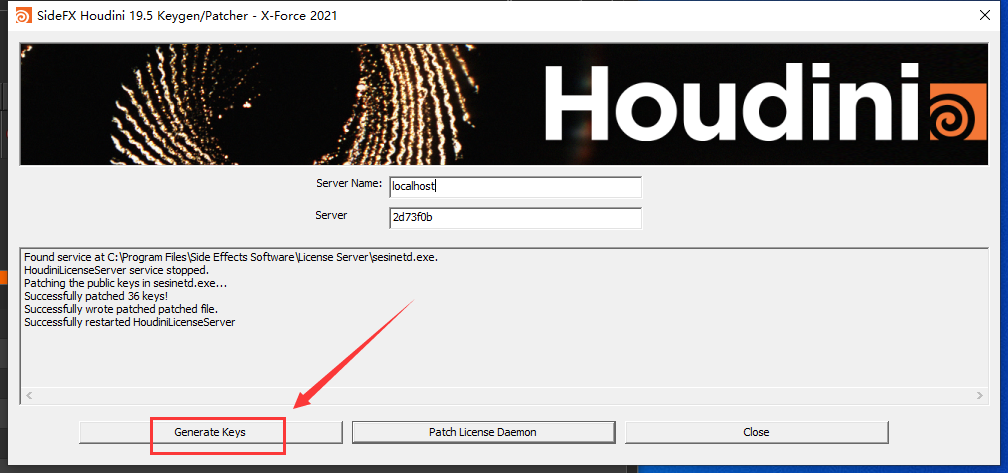 SideFX Houdini FX v19.5【3D建模物理特效软件附注册机+安装教程】最新免费破解版安装图文教程