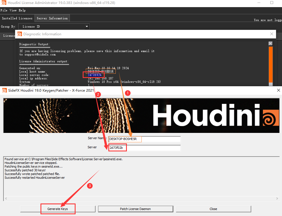 SideFX Houdini FX19【3D特效制作工具】绿色破解版 附注册机安装图文教程