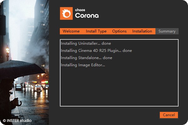 【C4D CR9.1渲染器】C4D实时交互渲染器 Corona Renderer 9 Hotfix 1 for Cinema 4D R17-2023 英文破解版安装图文教程