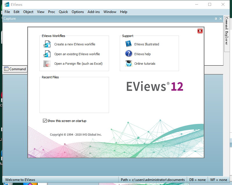 EViews 12【附安装教程】免费破解版安装图文教程