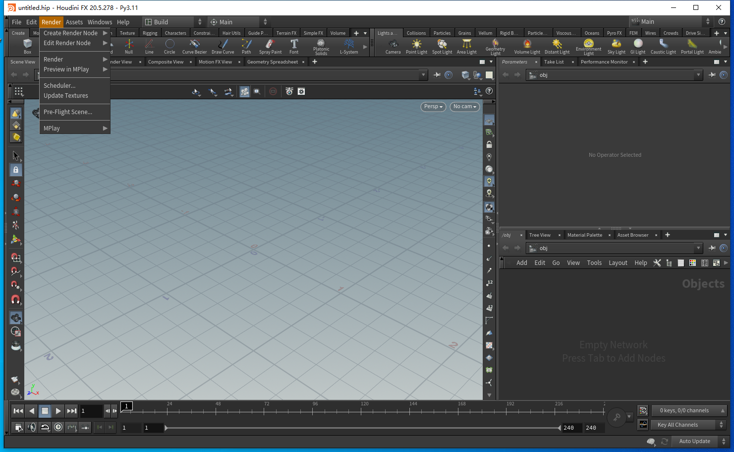SideFX Houdini FX 20.5 最新免费英文破解版
