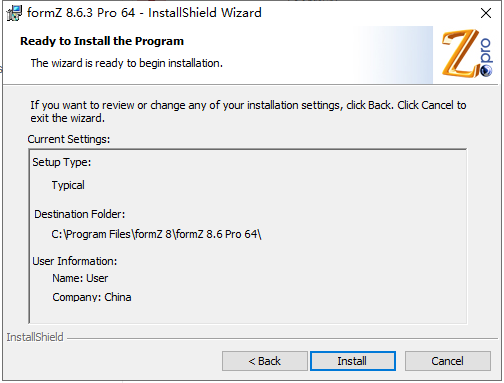 Form-Z Pro v8.6.3.1【附安装教程+破解补丁】免费破解版安装图文教程