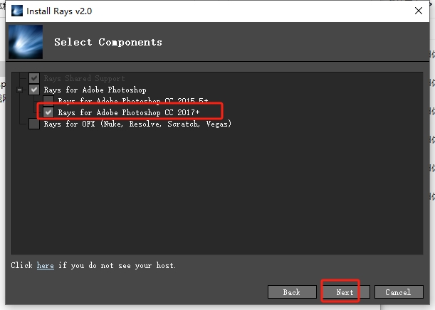 After Effects/Pr/Ps/Avid体积光模拟插件DFT Rays v2.0 v9安装图文教程