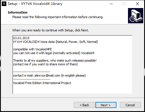 Vocaloid 4【VOCALOID4 Editor】汉化破解版安装图文教程
