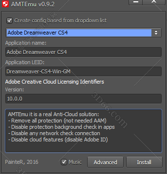 Adobe Dreamweaver cs4序列号【DW cs4注册机】破解补丁