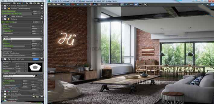 3DMax高级帧缓冲插件VFB Plus V2.8 For 3DsMax2010-2017