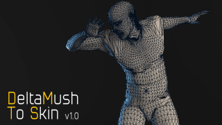 3dsMax2013-2017平滑变形修改器插件DeltaMushToSkin v1.0 x64 3dsMax2013-2017平滑变形修改器插件DeltaMushToSkin v1.0 x64