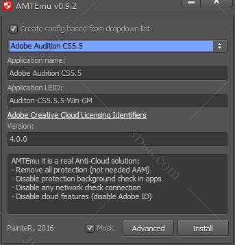 Adobe Audition cs5.5序列号【Au cs5.5注册机】破解补丁