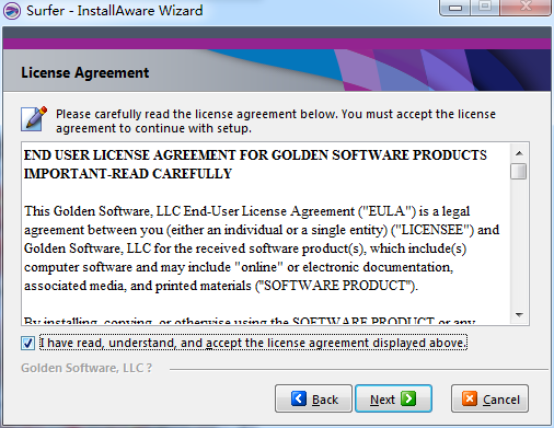 Golden Software Surfer 19【三维立体绘图软件】英文破解版安装图文教程