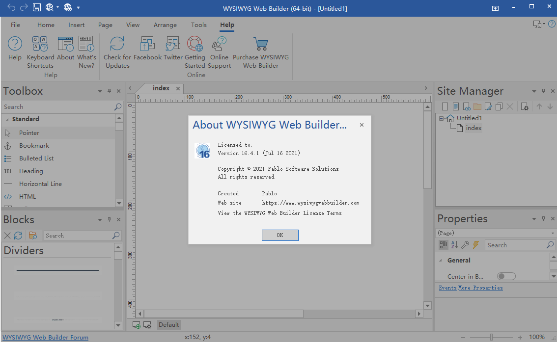 WYSIWYG Web Builder16【网页制作软件】英文破解版安装图文教程