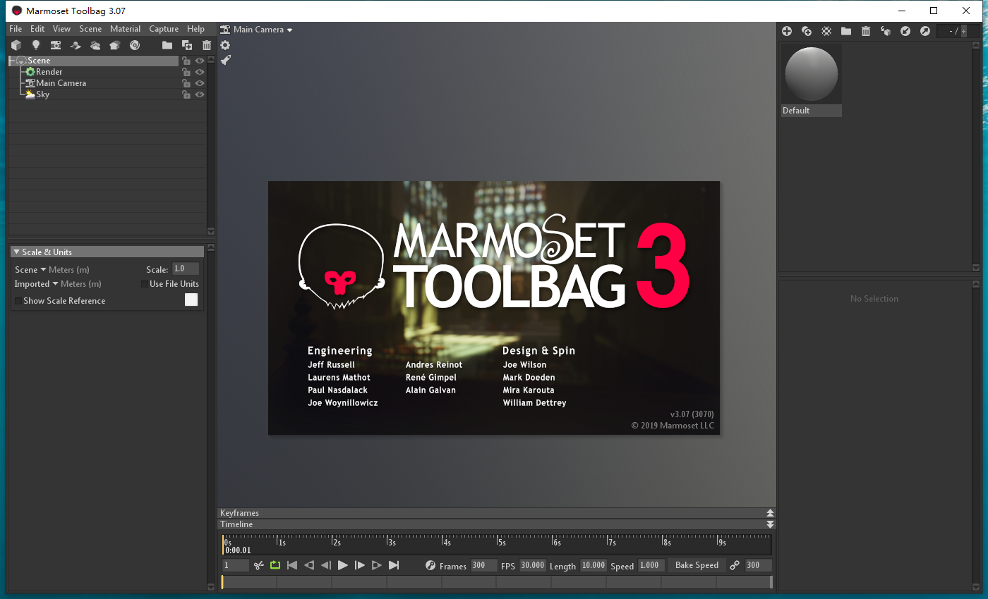 八猴渲染器3.07【Marmoset Toolbag 3.07】破解版安装图文教程