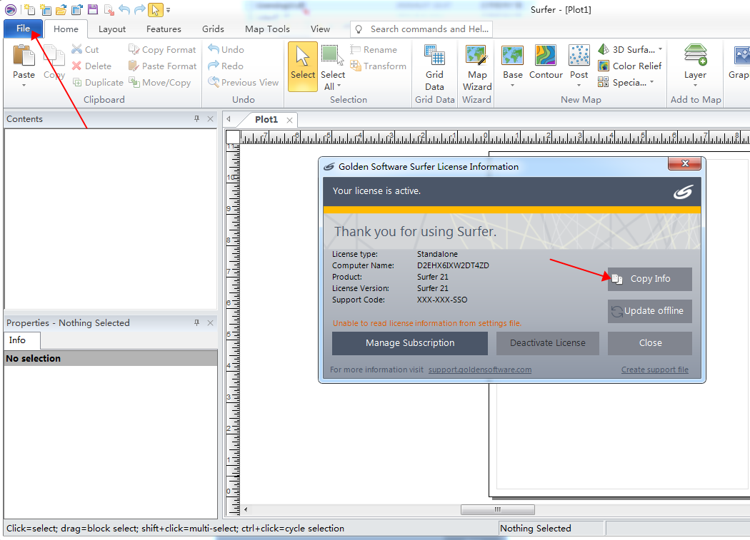 golden software surfer 21【3D立体绘图建模软件】免费破解版 附安装教程安装图文教程