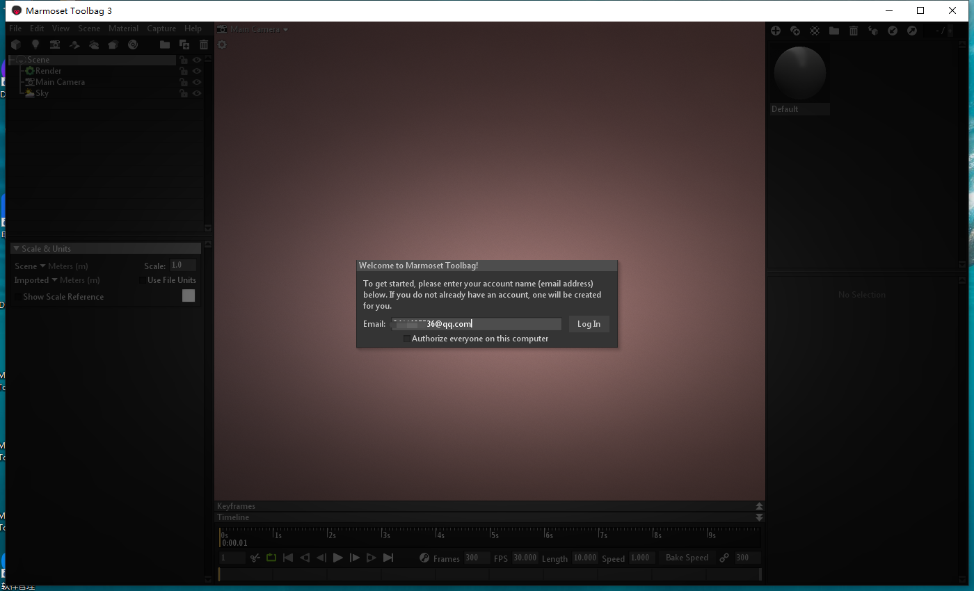 八猴渲染器3破解版【Marmoset Toolbag 3.0免费版】英文破解版安装图文教程