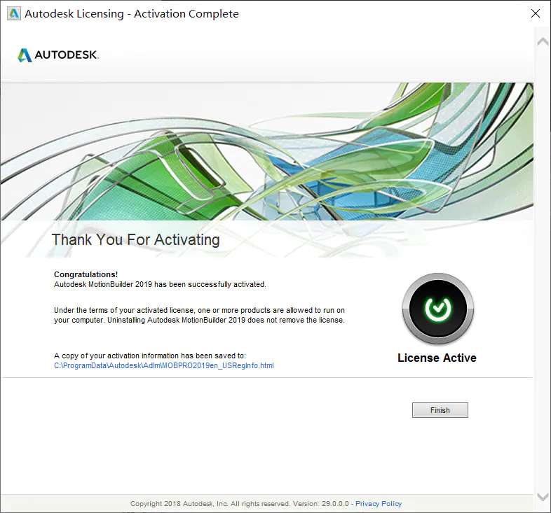Autodesk MotionBuilder 2019【3D角色动画软件】免费英文版 附注册机安装图文教程