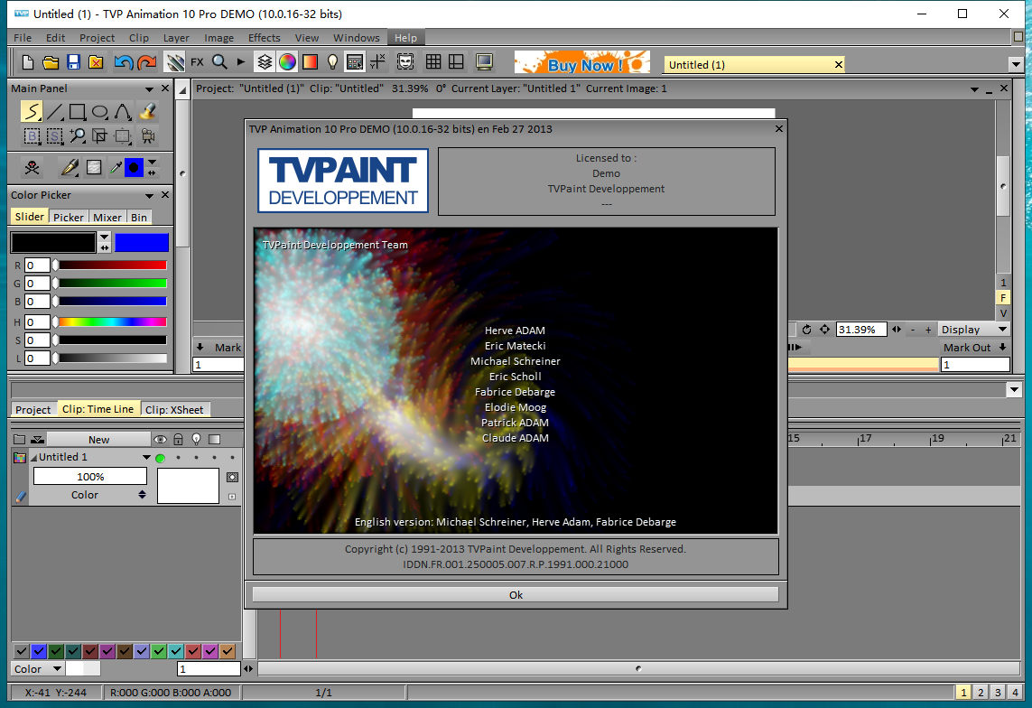 TVPaint Animation Prov10.0.16【2D动画制作软件】免费破解版安装图文教程