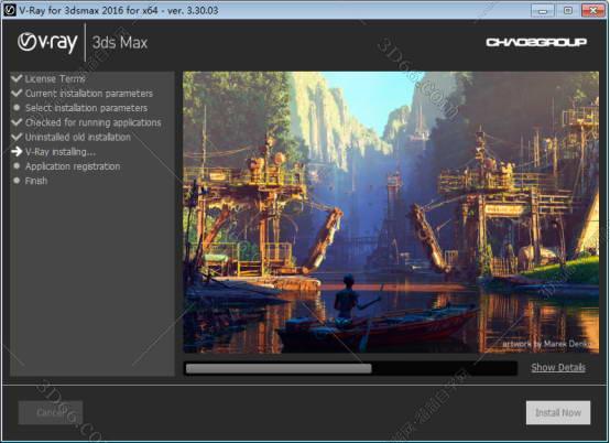 VRay3.3【VR3.3渲染器】vray3.3 for 3dmax2016中（英）双语切换破解版安装图文教程