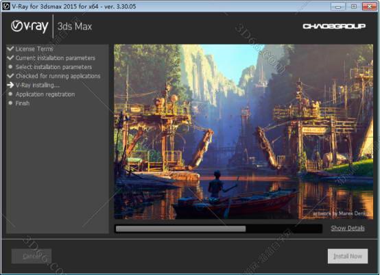 VRay3.3【VR3.3渲染器】vray3.3 for 3dmax2015英文破解版安装图文教程