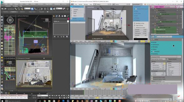 【3DMAX插件】3DS MAX模型场景导入Blender插件 3DtoAll MaxToBlender V3.3 For 3DS MAX 2015-2023 破解版下载
