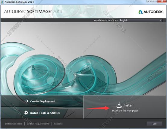 Autodesk SoftImage2014【SoftImage2014】破解版安装图文教程