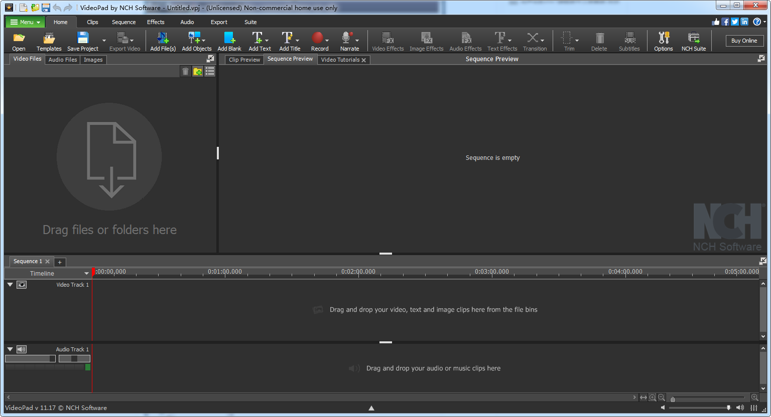 VideoPad Video Editor v11.17【视频编辑器】英文免费版下载安装图文教程