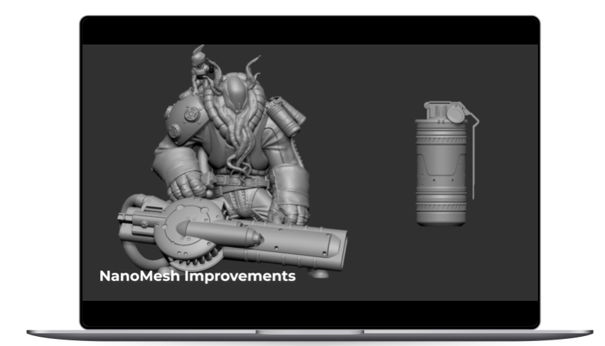 Pixologic Zbrush for Mac v2023.1.1【ZB最新版3D雕刻建模软件免费下载】中文版