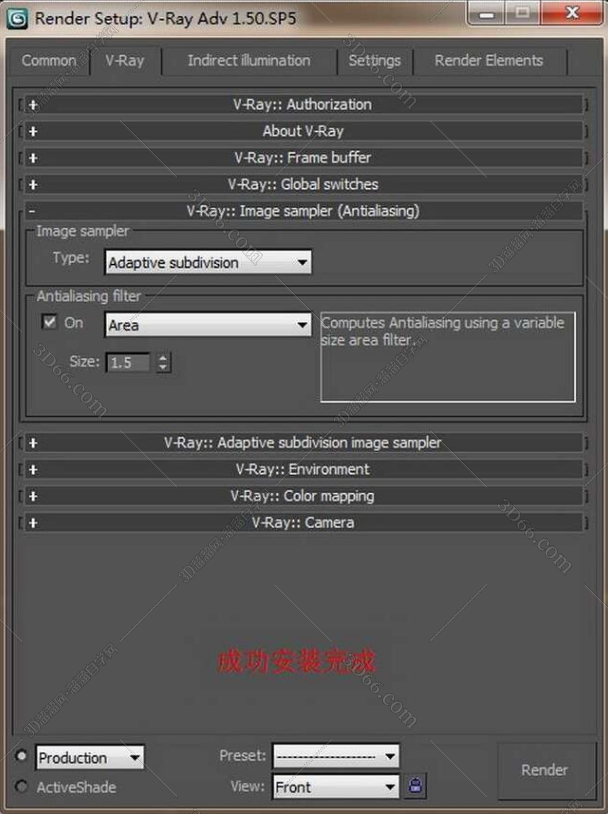 vray1.5【adv 1.5 sp4 for 3dmax2009】渲染器(32位)英文版 vray1.5【adv 1.5 sp4 for 3dmax2009】渲染器(32位)英文版