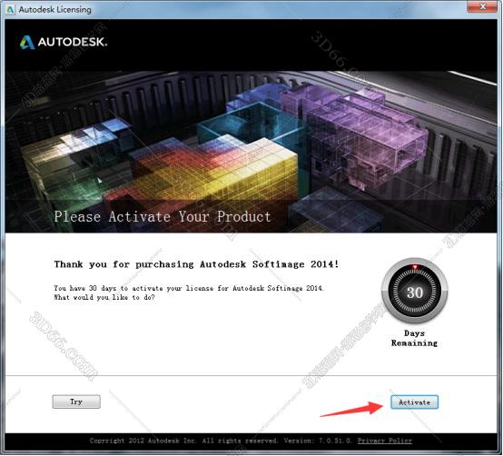 Autodesk SoftImage2014【SoftImage2014】破解版安装图文教程