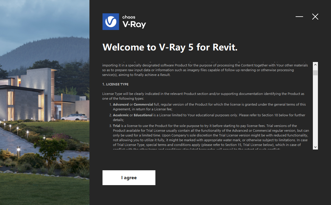【VR渲染器下载】VRay5.2 for revit2018-2023英文破解版安装图文教程