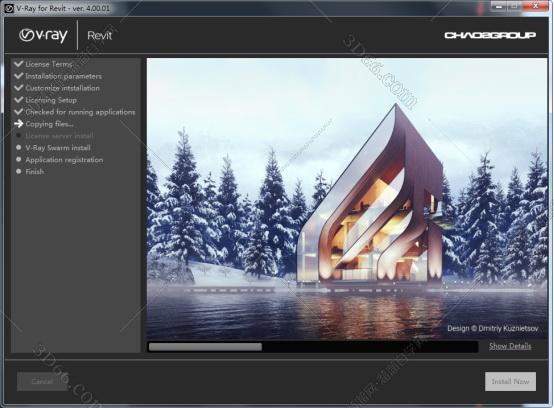 VRay4.0 for Revit【适用revit2015/2016/2017/2018/2019/2020】（64位）破解版渲染器安装图文教程