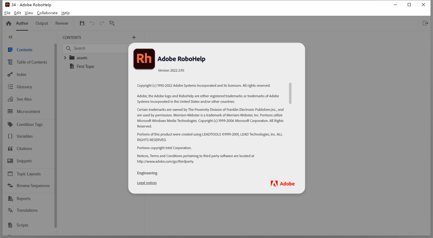 Adobe RoboHelp 2022.3官方版_免费版_英文版