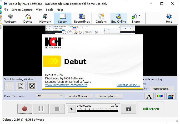 Debut Video Capture Software (屏幕录制软件) V2.26绿色版安装图文教程