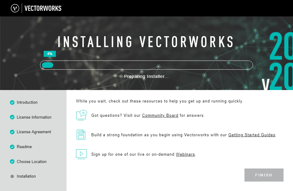 Vectorworks 2020【附破解补丁+安装教程】英文版安装图文教程