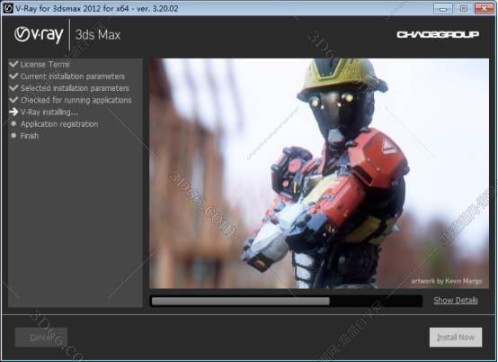 VRay3.2【VR3.2渲染器】vray3.2 for 3dmax2012英文破解版安装图文教程