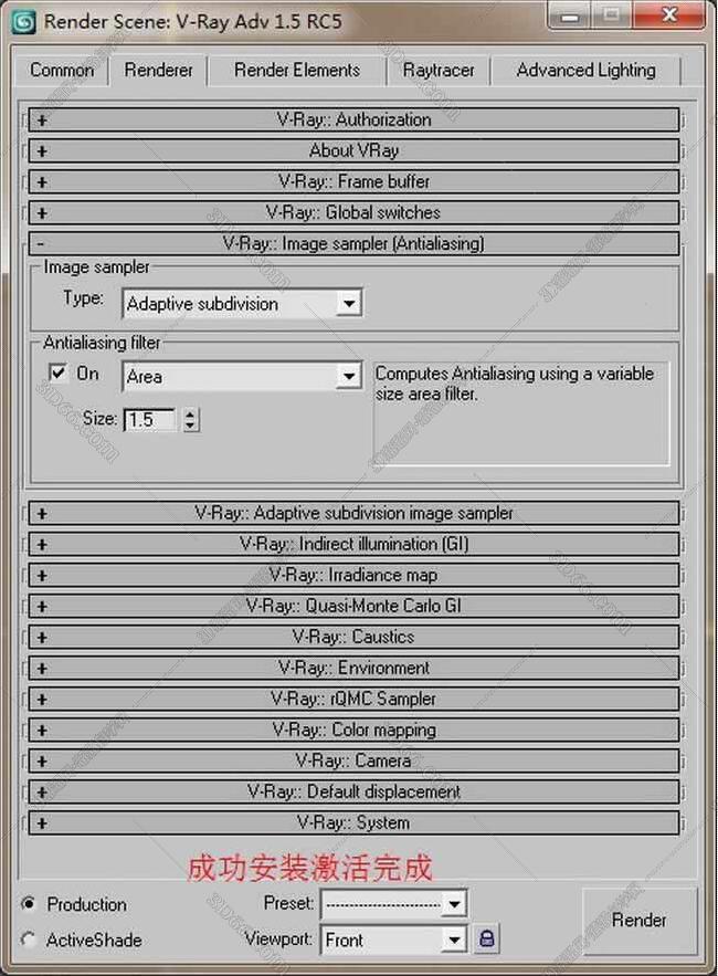 vray1.5【adv 1.5 rc5 for 3dmax9.0】渲染器(32位)英文版 vray1.5【adv 1.5 rc5 for 3dmax9.0】渲染器(32位)英文版
