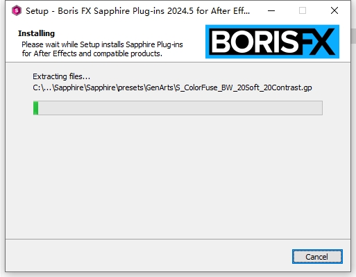 AE蓝宝石插件：BorisFX Sapphire 2024.5免费正式版安装图文教程