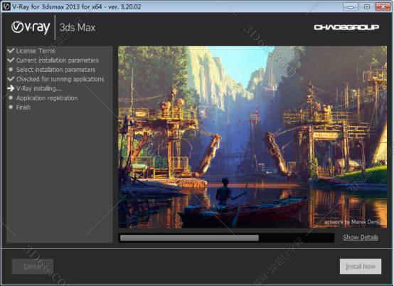 VRay3.2【VR3.2渲染器】vray3.2 for 3dmax2013英文破解版安装图文教程