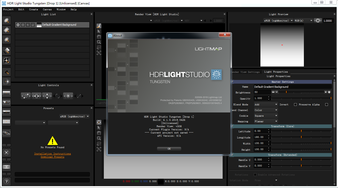 Lightmap HDR Light Studio Carbon 6.1.0【三维渲染室内摄影棚灯光HDR环境软件】英文破解版 附安装教程安装图文教程