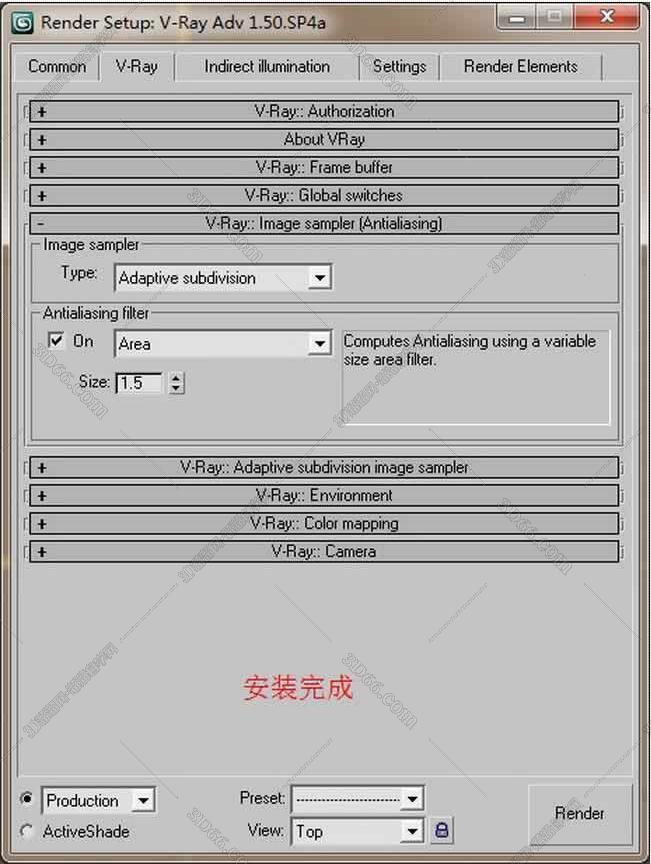 vray1.5【adv 1.5 sp4 for 3dmax2010】渲染器(32位)英文版 vray1.5【adv 1.5 sp4 for 3dmax2010】渲染器(32位)英文版